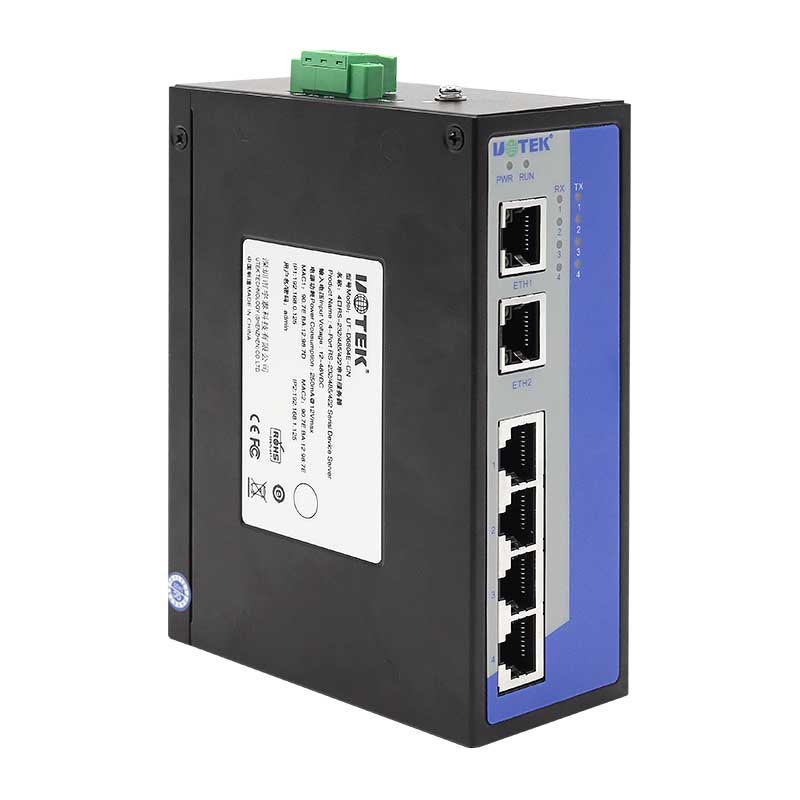 4口RS232/485/422串口服务器