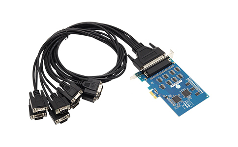 工业PCI-E转RS232串口通信转换卡_UT-7918 PCIE转8口RS232多串口卡
