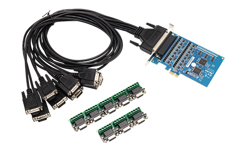 工业PCI-E转多口串口转换卡_UT-7928 PCI-E转8口RS485/422串口卡