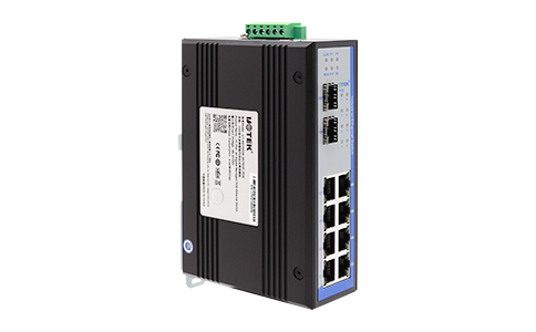 工业级以太网供电交换机_ UT-6410GCM POE 10口全千兆网管型以太网交换机