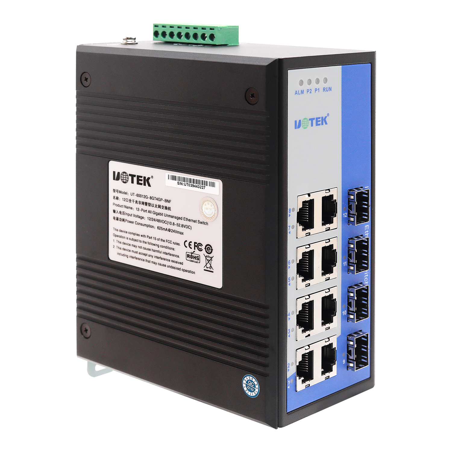 12口全千兆非网管型以太网交换机