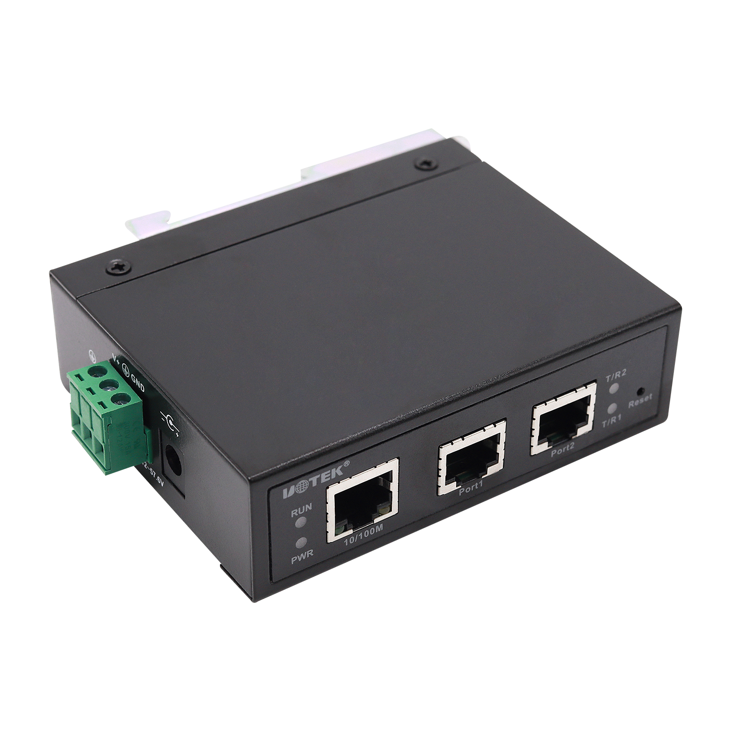 导轨式2口RS232/485/422 串口服务器