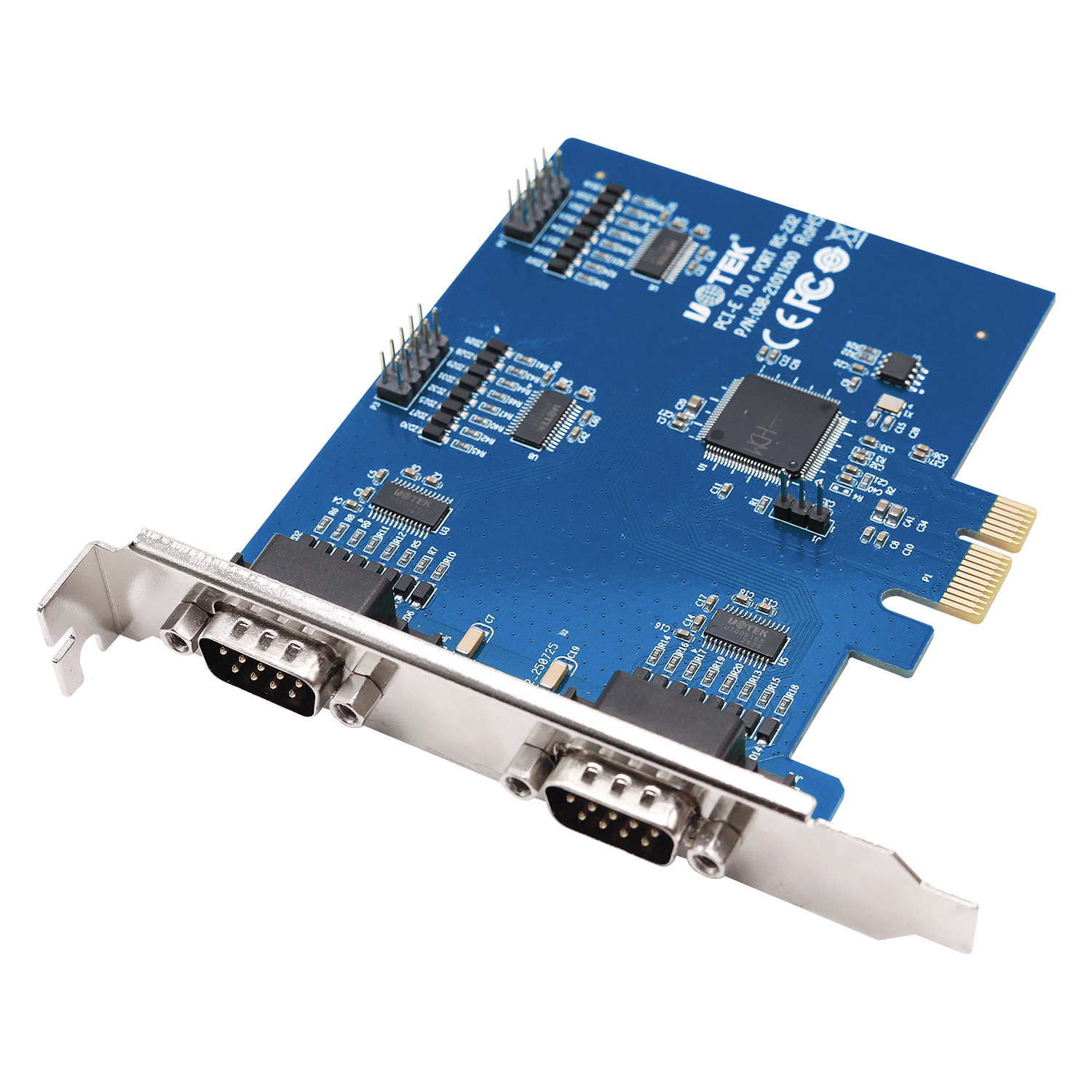 PCI-E转4口RS-232多串口卡