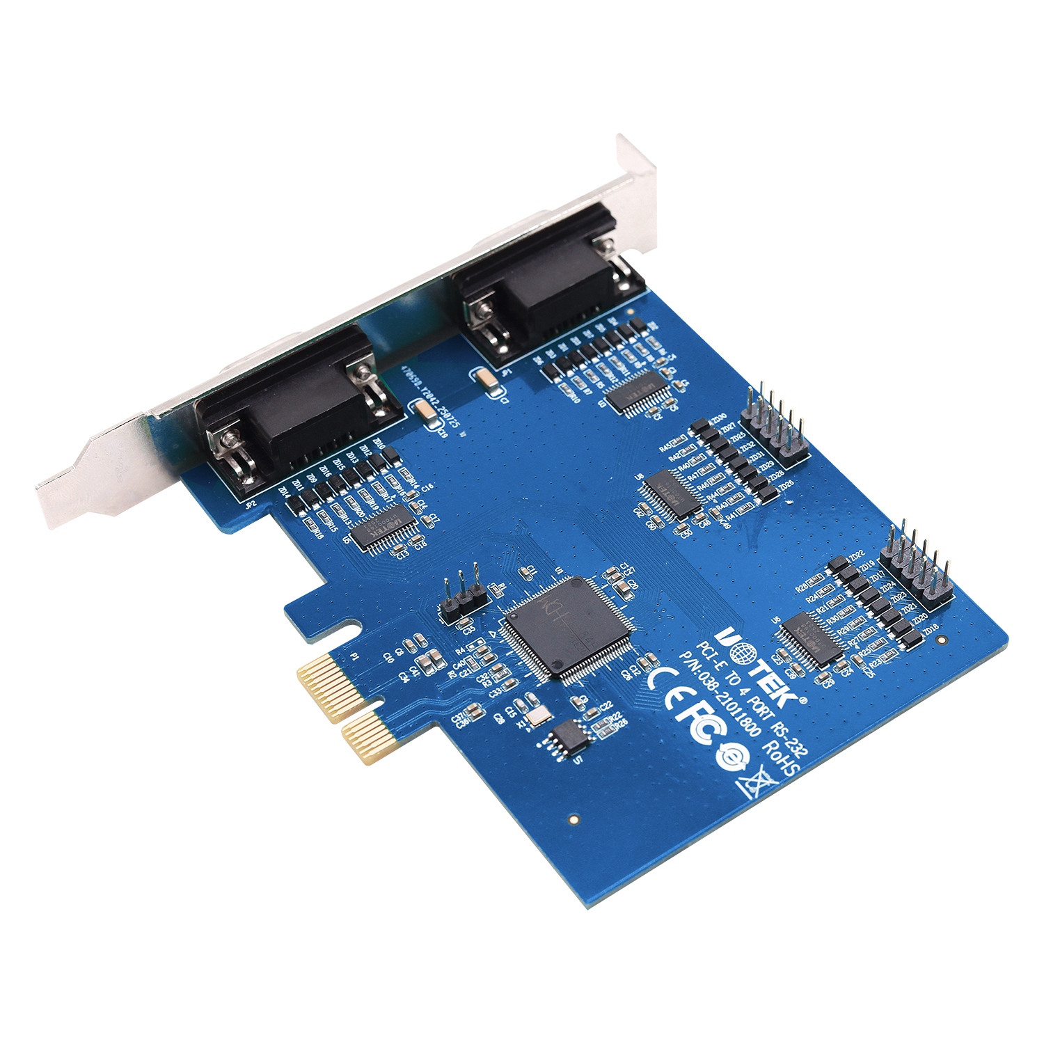 PCI-E转4口RS-232多串口卡