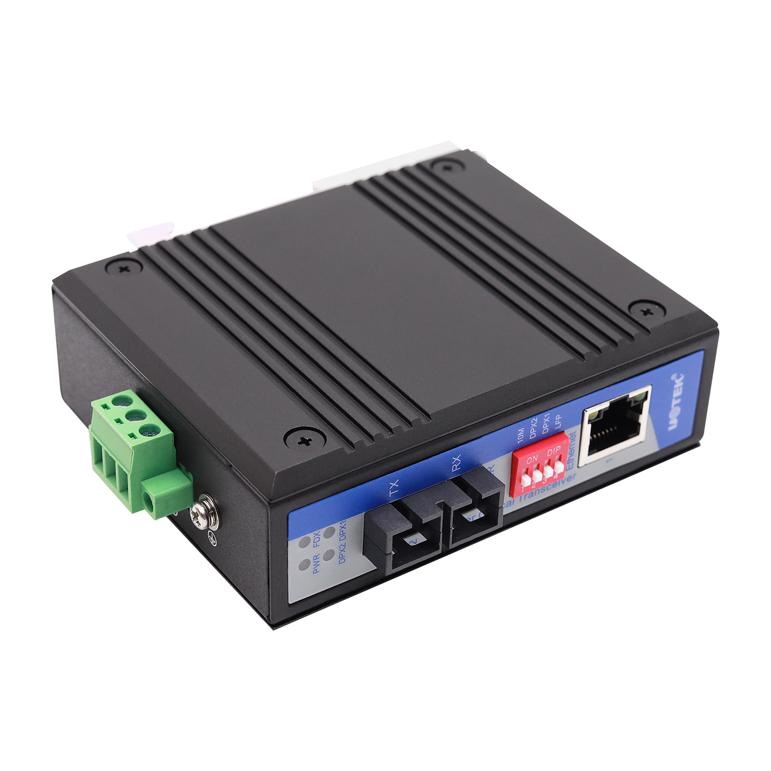 1口百兆网络光纤收发器