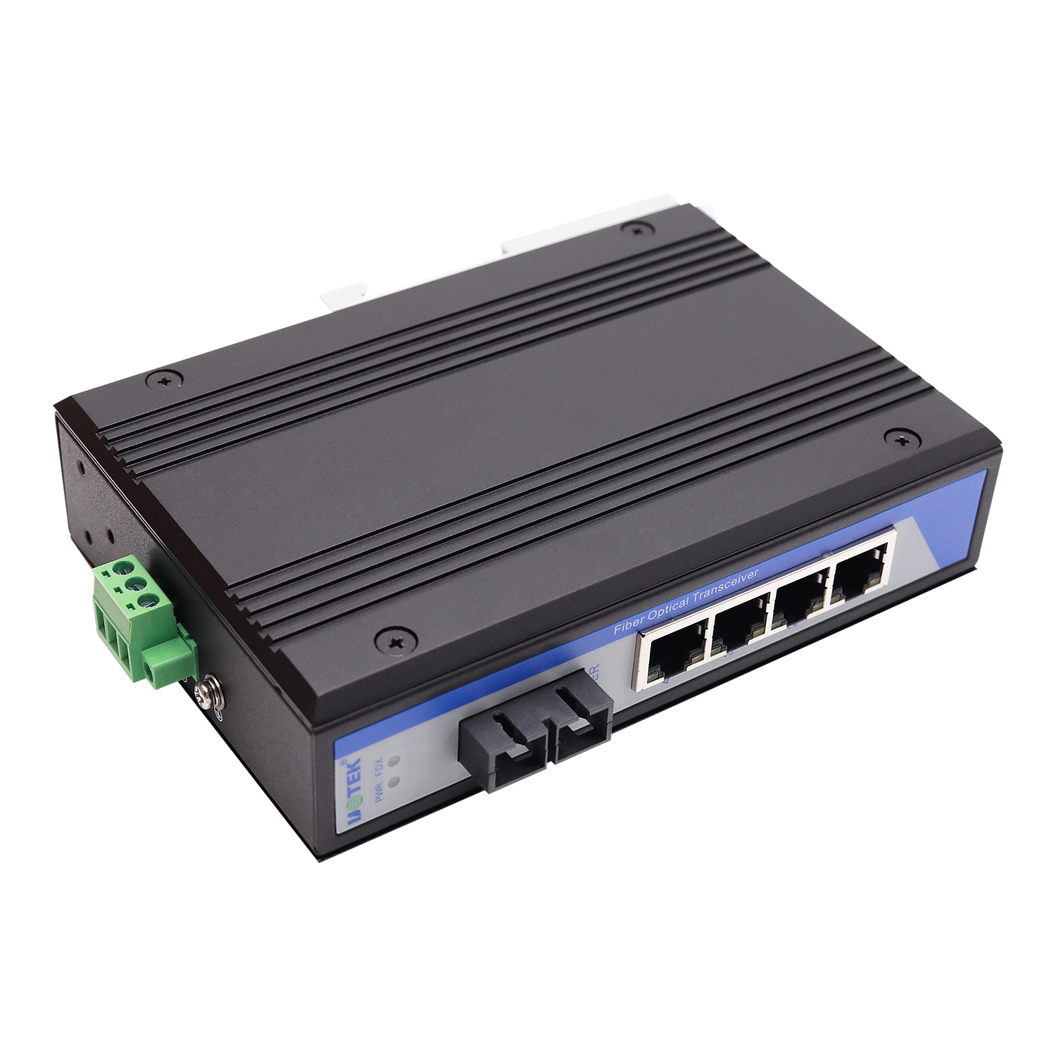 4口百兆网络光纤收发器