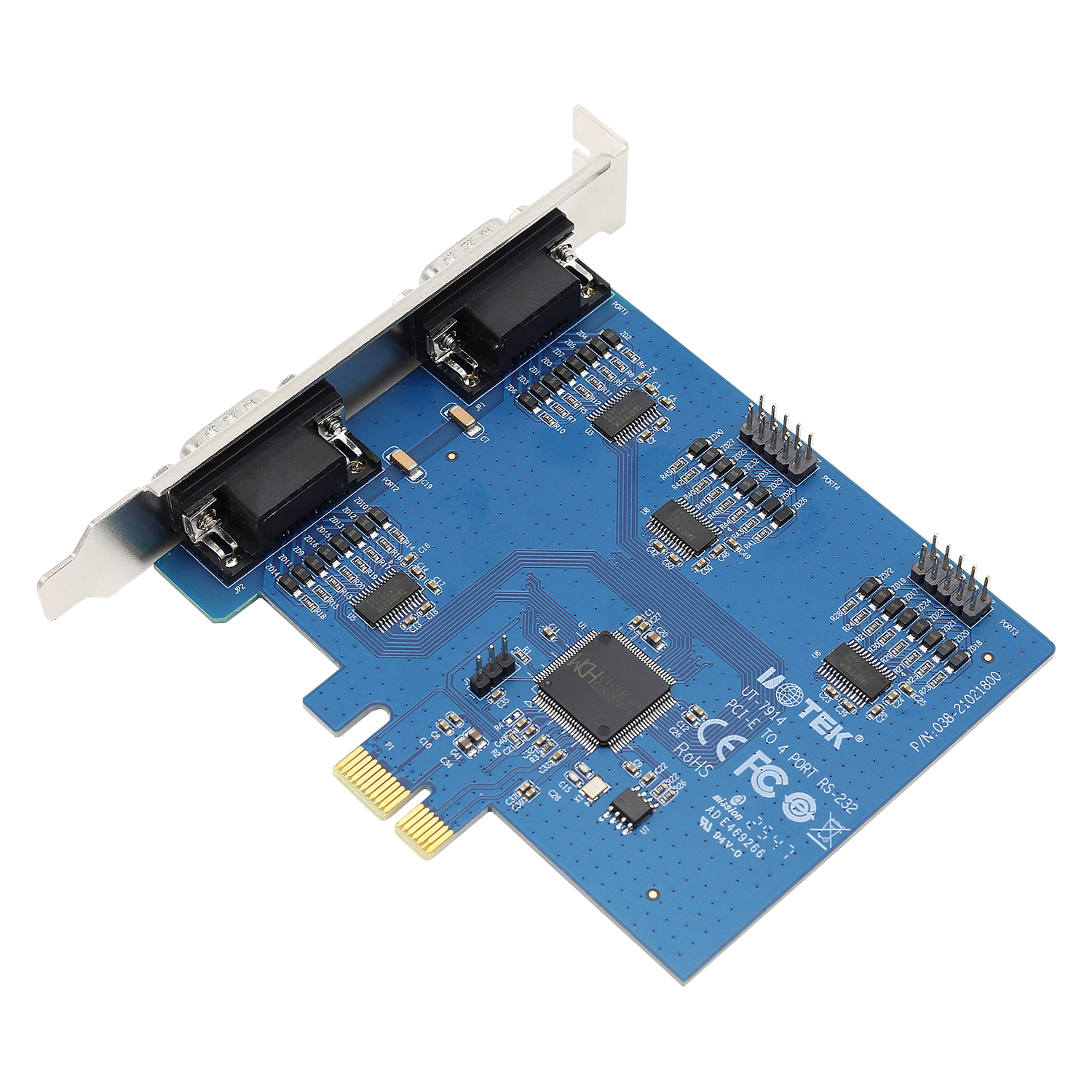 PCI-E转4口RS-232多串口卡