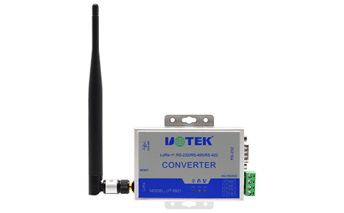 无线LoRa转工业串口转换器_UT-9921 LoRa 转RS-232/485/422转换器
