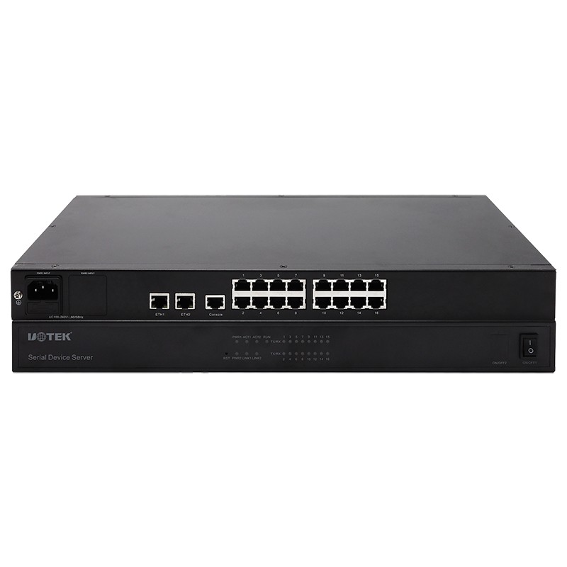 16口RS-232/485/422串口服务器