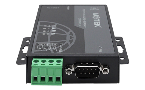 工业级串口转以太网服务器_UT-6801C 10/100M 以太网转 1 口 RS-232/485/422 串口服务器