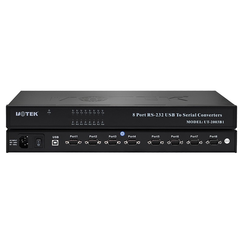 工业USB转8口RS-232扩展坞