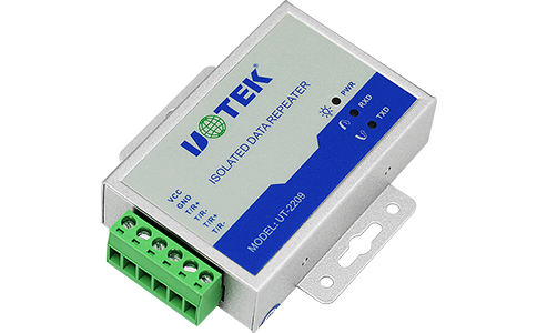 工业无级通讯中继器_UT-2209 高性能RS-485光电隔离中继器