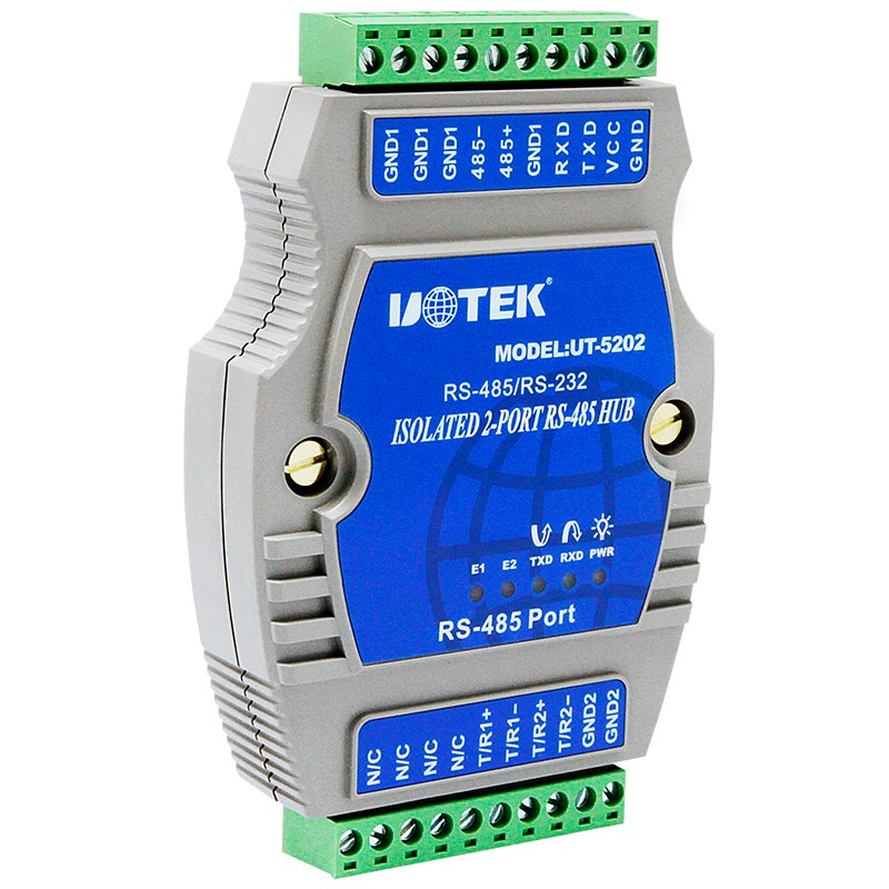 RS-485导轨式串口集线器