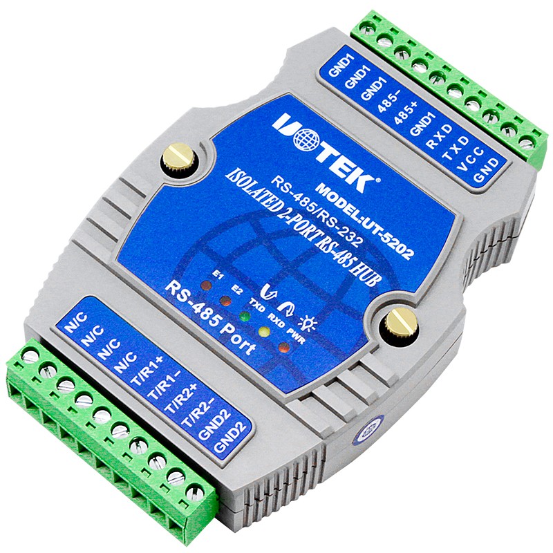 RS-485导轨式串口集线器