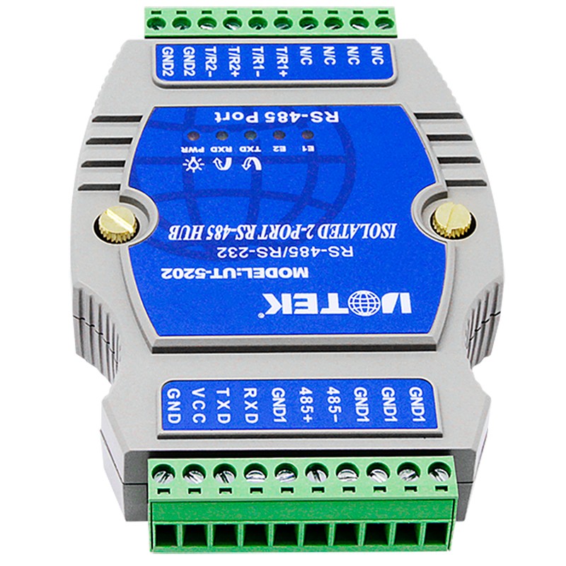 RS-485导轨式串口集线器