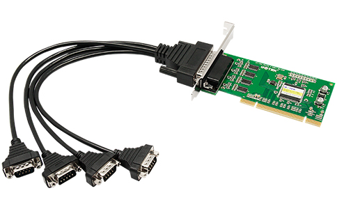 工业级串口通信转换卡_UT-764 PCI转4口RS-232高速多串口卡