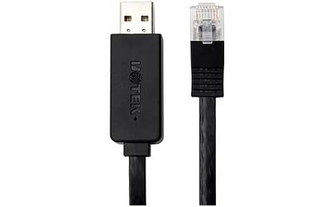 工业USB转Console配置线_UT-883R USB转RJ45 Console调试线