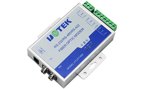 工业级光纤MODEM_UT-277 串口RS-232/485/422转光纤转换器