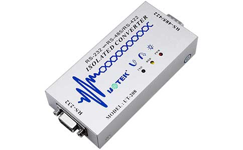 工业级光电隔离转换器_UT-208高性能RS-232转RS-485/422光电隔离转换器