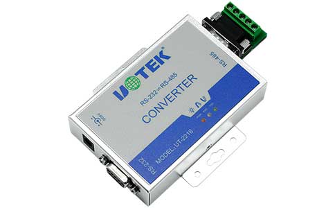 工业串口通讯协议转换器_UT-2216 高性能RS-232转RS-485转换器