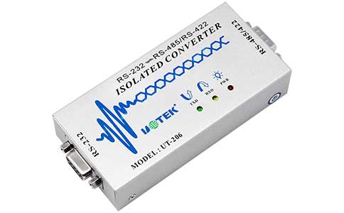 光电隔离型工业转换器_UT-206 高性能RS-232转RS-485/422光电隔离转换器