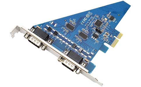 PCI-e工业多口串口通信卡_UT-7912 PCI-E转2口RS-232多串口卡