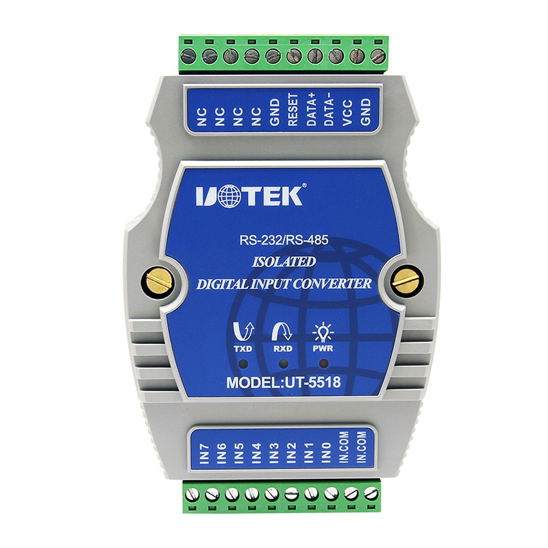 数字量8通道光隔湿接点I/O输入模块