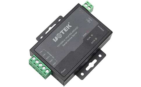 工业级串口转网通讯服务器_UT-6801BMT 10/100M转1口RS-485/422串口服务器