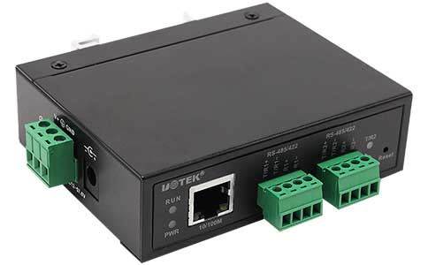 工业物联网智能通信网关_UT-6802AMT-GW 2口RS485/RS422Modbus网关