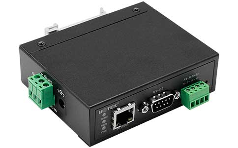 工业物联网通讯协议转换网关_UT-6801A-GW 1口RS-232/485/422Modbus 网关