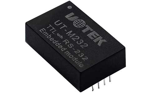 工业TTLL转RS-232隔离通讯收发器模块_UT-M232 TTL转RS-232（5V）模块