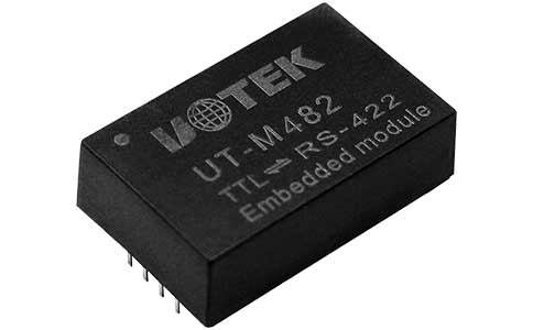 工业串口通信自动收发模块_UT-M482 TTL转RS-485/422（5V）模块